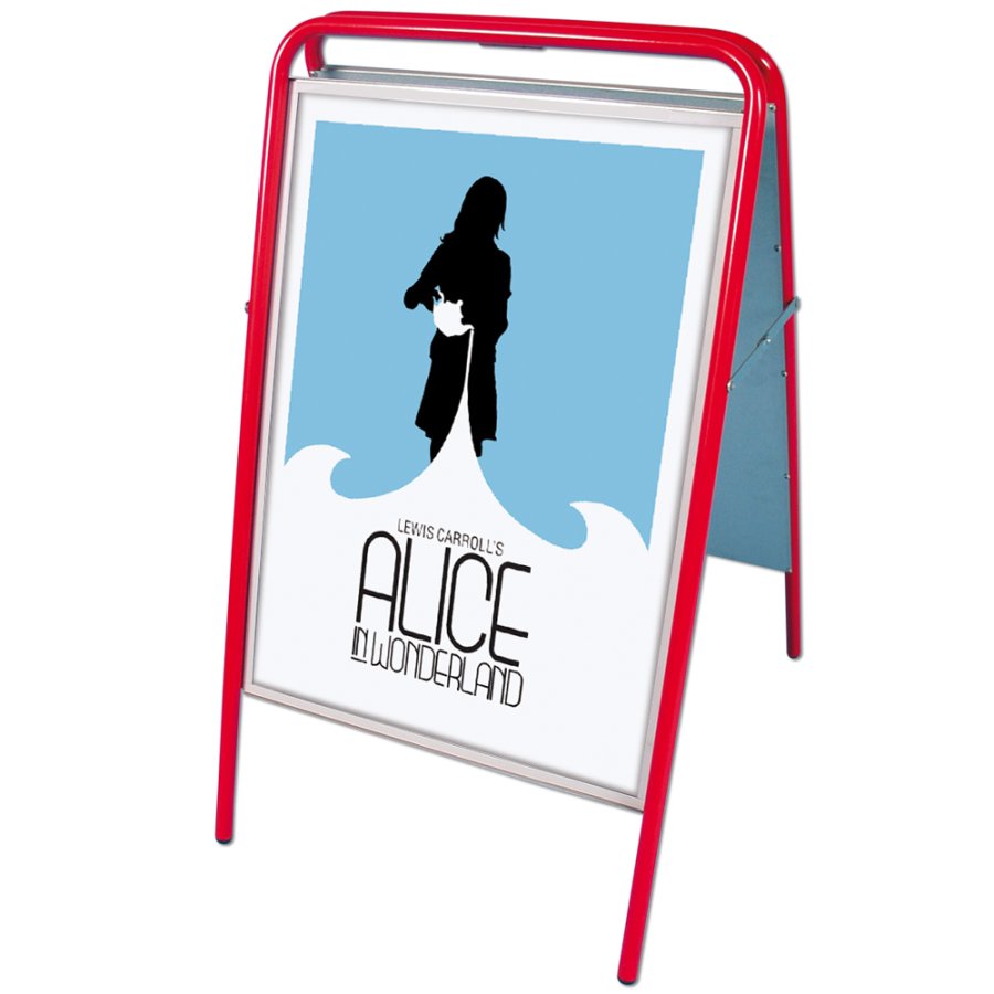 Expo Sign Standard Gadeskilt - 70x100 cm - r&oslash;d