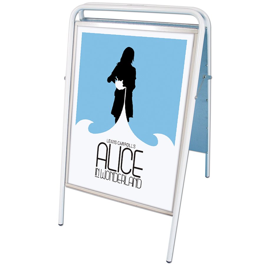 Expo Sign Standard Gadeskilt - A0 - hvid