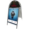 Gotik Budget Gadeskilt med logoplade - 50x70 cm - sort #1