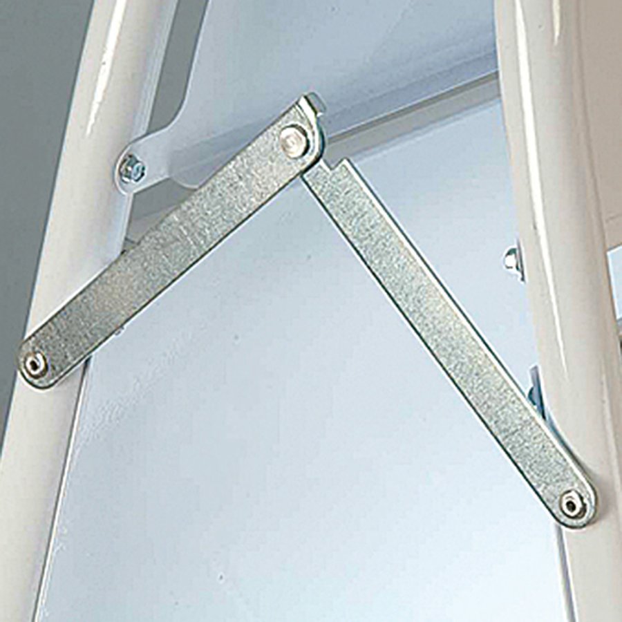 Expo Sign Gadeskilt med logoplade - A1 - hvid