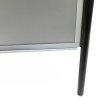 Gadeskilt m. Logoplade, Expo Sign, Sort, B1 - 70 x 100 cm #4
