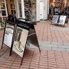 Gadeskilt m. Logoplade, Expo Sign, Sort, B1 - 70 x 100 cm #9