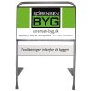 Estate Sign Standard, m&aelig;glerskilt, uden plade #1