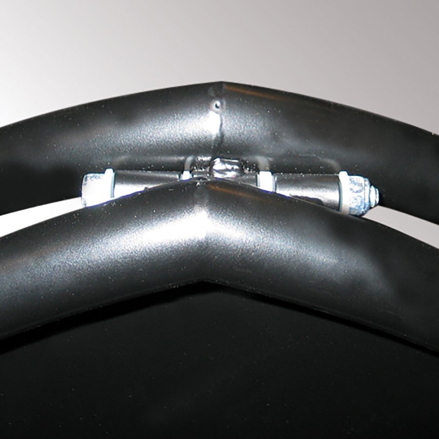 Gotik Classic Gadeskilt med logoplade - 50x70 cm - sort