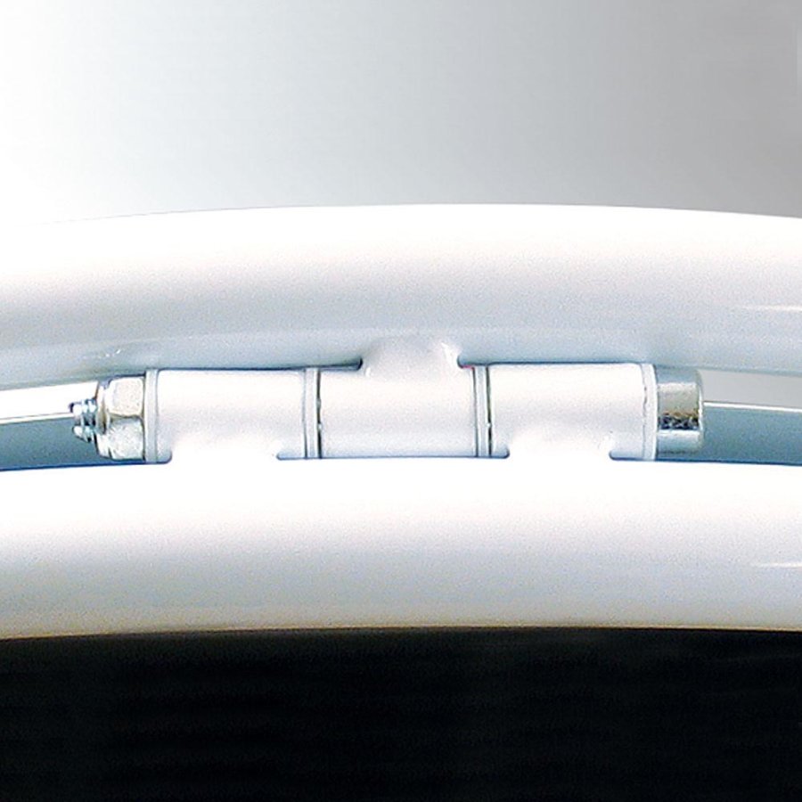 Expo Gotik Lux Gadeskilt med logoplade - A1 - hvid