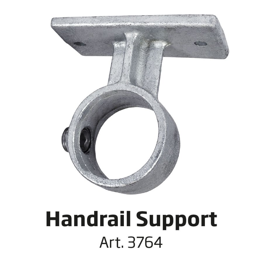 Banner Tube Wall Frame, ramme med v&aelig;gbeslag, af 48 mm alur&oslash;r, 100 x 50 cm