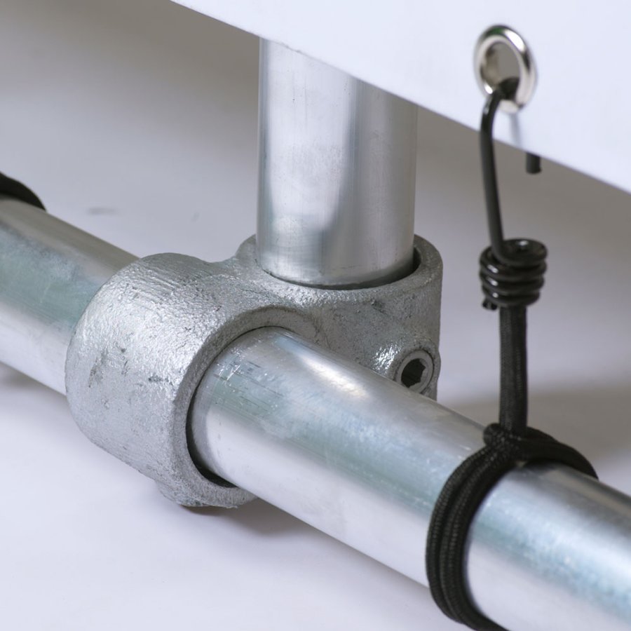 Banner Tube Freestanding Frame, fritst&aring;ende ramme af alur&oslash;r 0,3 mm / &Oslash; 48 mm - 150 x 50 cm