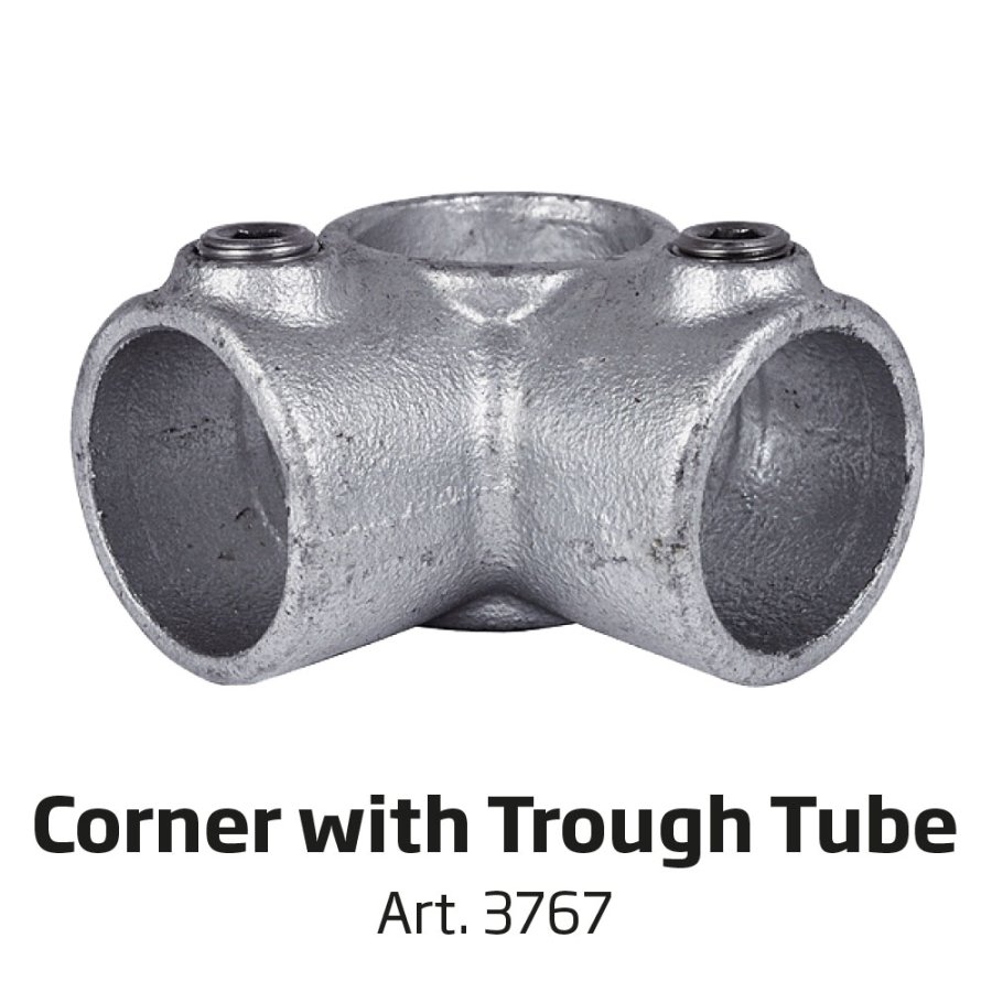 Banner Tube Freestanding Frame, fritst&aring;ende ramme af alur&oslash;r 0,3 mm / &Oslash; 48 mm - 150 x 100 cm