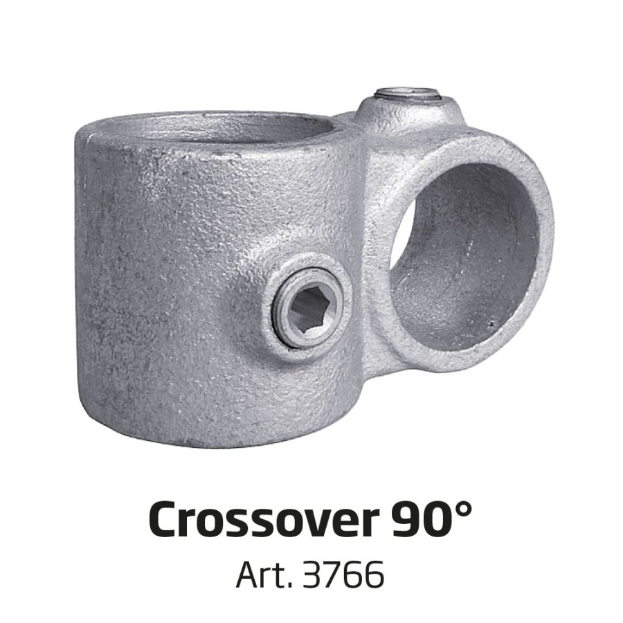 Banner Tube High Stand, fritst&aring;ende ramme af alur&oslash;r 0,3 mm / &Oslash; 48 mm - 200 x 100 cm