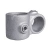 Tube Clamp Crossover, alu samlestykke, 3 mm / &Oslash; 48 mm (samler 2 r&oslash;r i ret vinkel) (type 28) #1