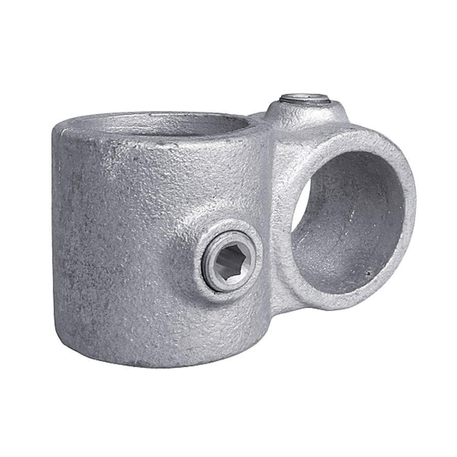 Tube Clamp Crossover, alu samlestykke, 3 mm / &Oslash; 48 mm (samler 2 r&oslash;r i ret vinkel) (type 28)