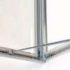 Infobox med L&aring;s (Magnetic Slim), 4 x A4, alu/s&oslash;lv #4