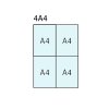 Infobox med L&aring;s (Magnetic Slim), 4 x A4, alu/s&oslash;lv #8