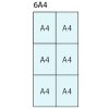 Infoboks med magnetisk whiteboard tavle, 6 x A4, D27 mm, alu/s&oslash;lv #7