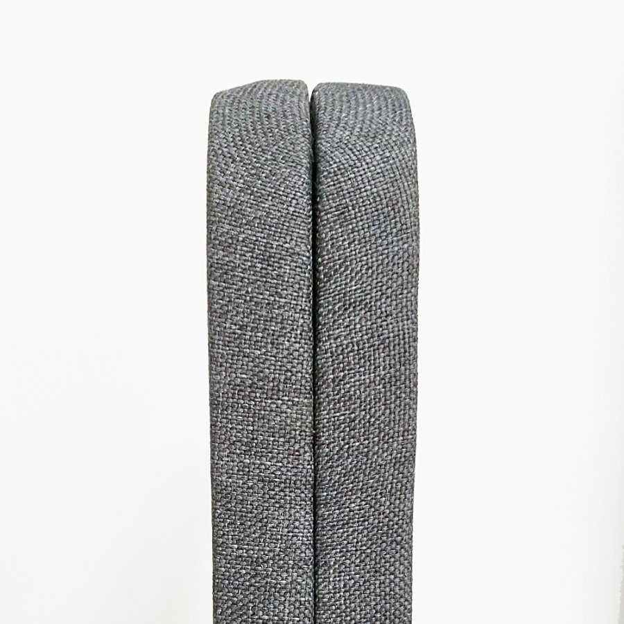 ZONE Hush Wall akustikv&aelig;g rumdeler m&oslash;rkegr&aring; stof 136x80 cm med standardf&oslash;dder