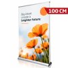 Dobbelt-sidet roll-up banner 100 cm - aluminiumstativ #1